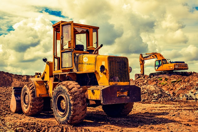 bulldozer, excavator, heavy machine, equipment loans, construction industry