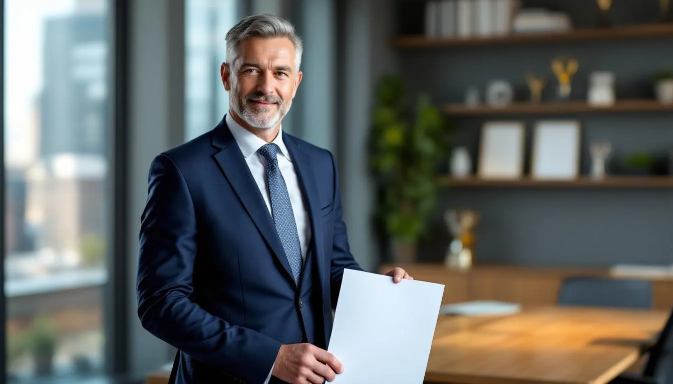 A confident small business owner stands proudly in front of a renovated commercial property, symbolizing success after securing a commercial construction loan. This moment reflects the potential of small businesses to thrive through financing options like short term loans for construction projects.