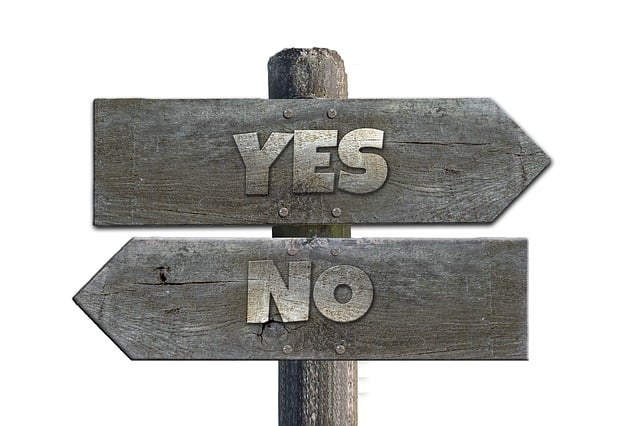signpost, wood, yes