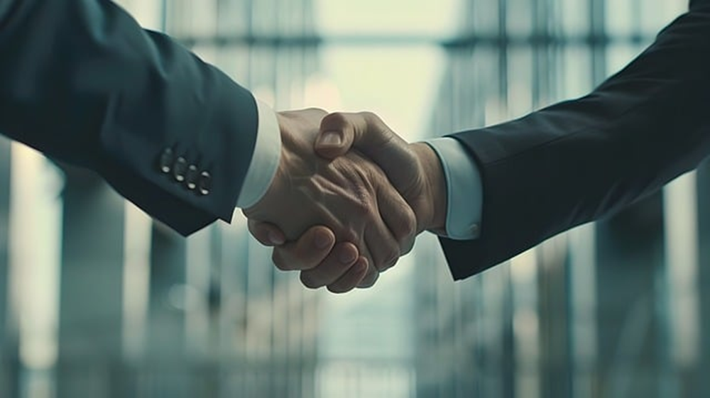 business owners, shaking hands, closing a deal, personal property,