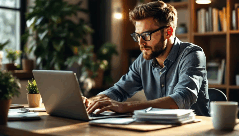 SBA Loan Pros & Cons - A small business owner is thoughtfully contemplating the advantages and disadvantages of Small Business Administration (SBA) loans, including factors like competitive interest rates and the potential for lower monthly payments. The image captures the essence of making informed financial decisions as they weigh their options for funding their small business.