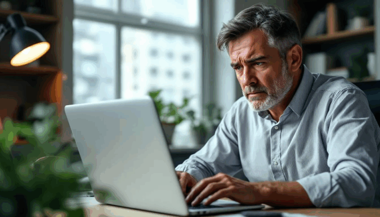 What Happens If You Default On An SBA Loan - A small business owner appears worried and stressed, seeking answers about the consequences of defaulting on an SBA loan. The image conveys the emotional toll of financial hardship and the complexities of navigating SBA loan agreements and repayment options.