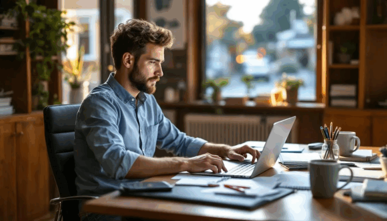 What is Invoice Factoring - A small business owner is depicted pondering the concept of "invoice factoring," exploring how to convert unpaid invoices into working capital to improve cash flow. The image illustrates the owner's quest for understanding the roles of factoring companies and the process of accounts receivable financing.